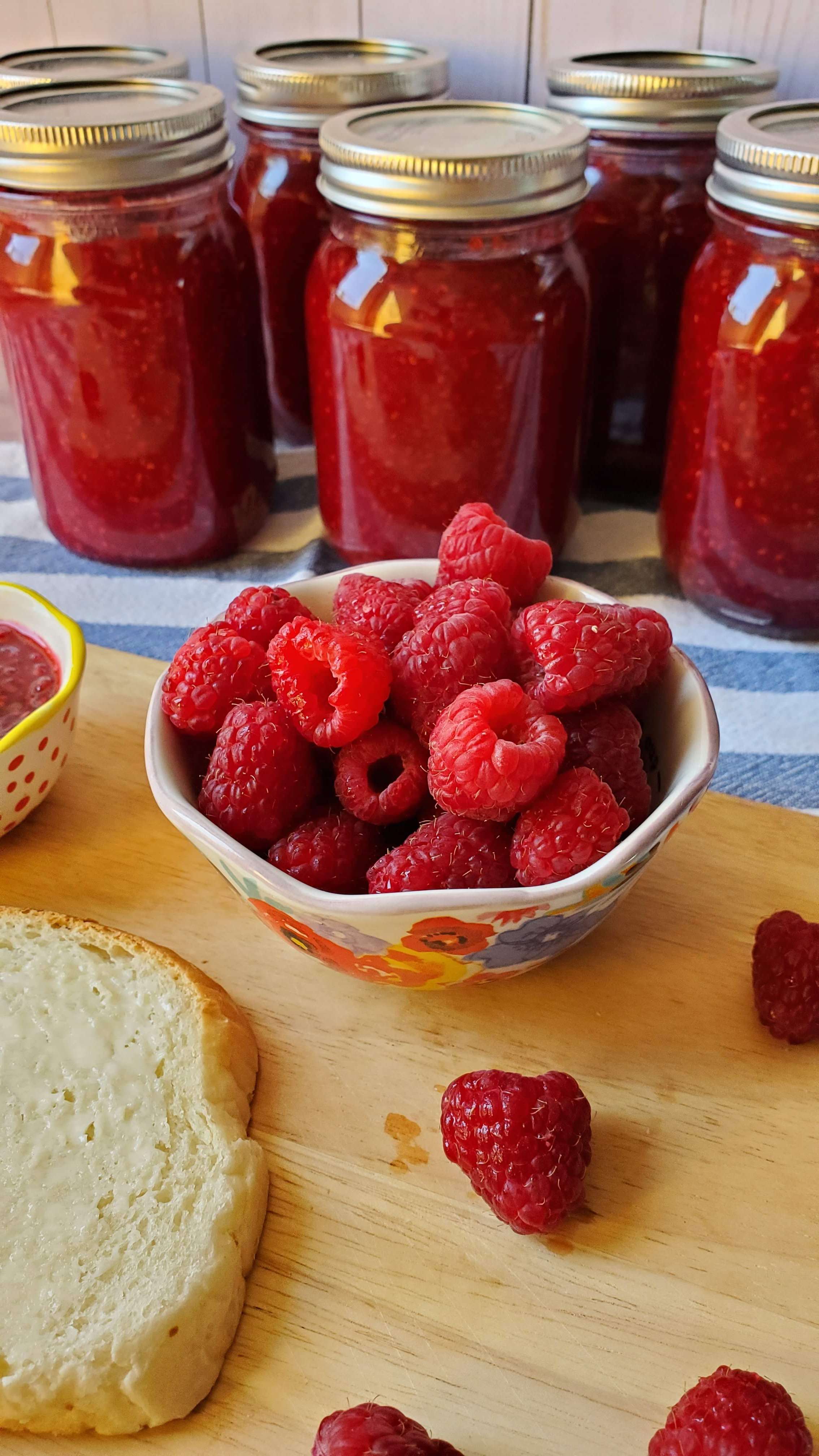 How to Bottle Raspberry Jam - Sunshine and Munchkins