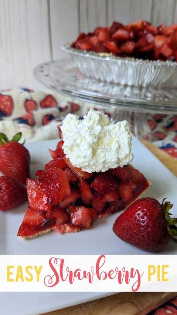This easy strawberry pie is sweet, refreshing and with this recipe you can make your own yummy strawberry glaze.  No more store bought glaze needed!