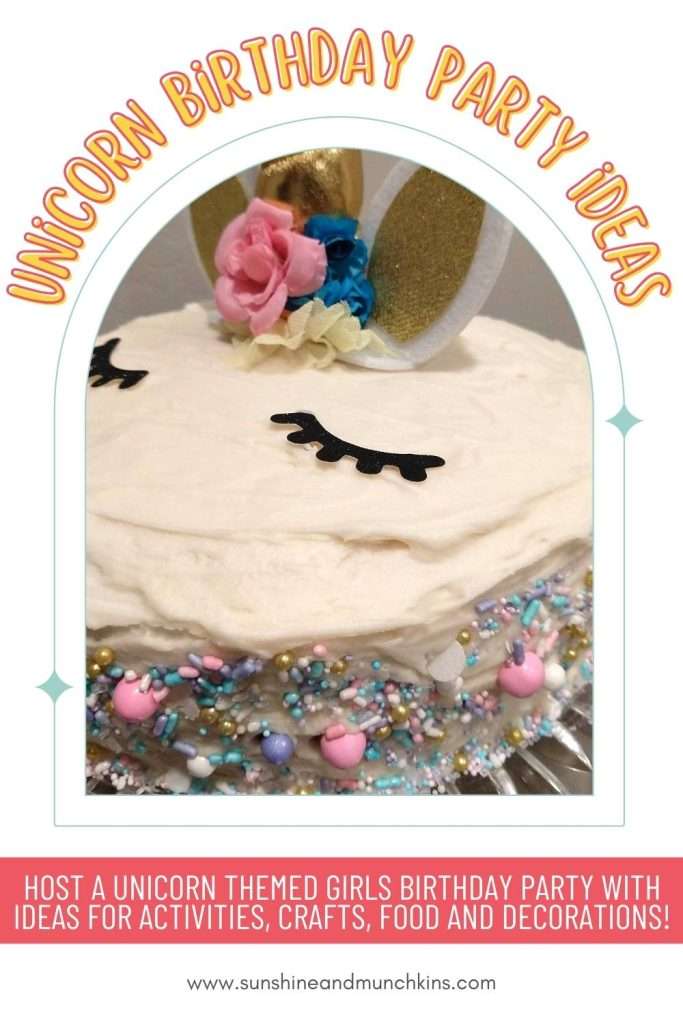 This girls unicorn birthday party has everything you need to plan a sweet and simple celebration: food, decor, activities and a craft!