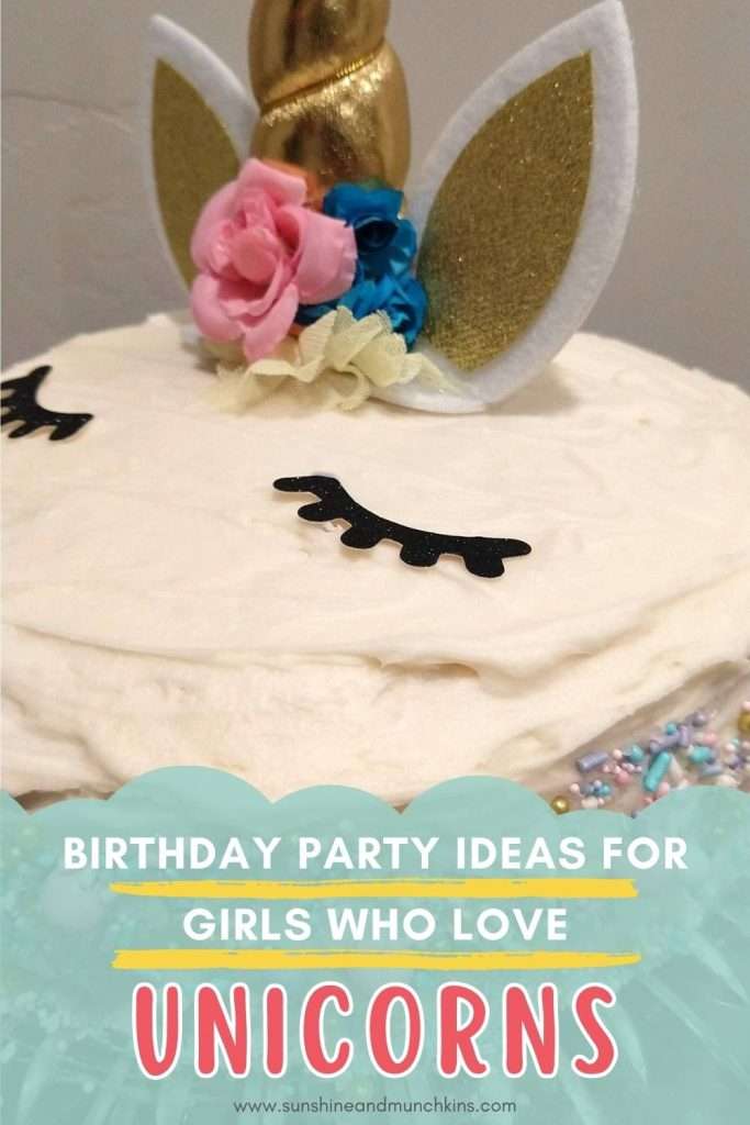 This girls unicorn birthday party inspiration post has everything you need to plan a sweet and simple celebration: food, decor, activities and a craft!