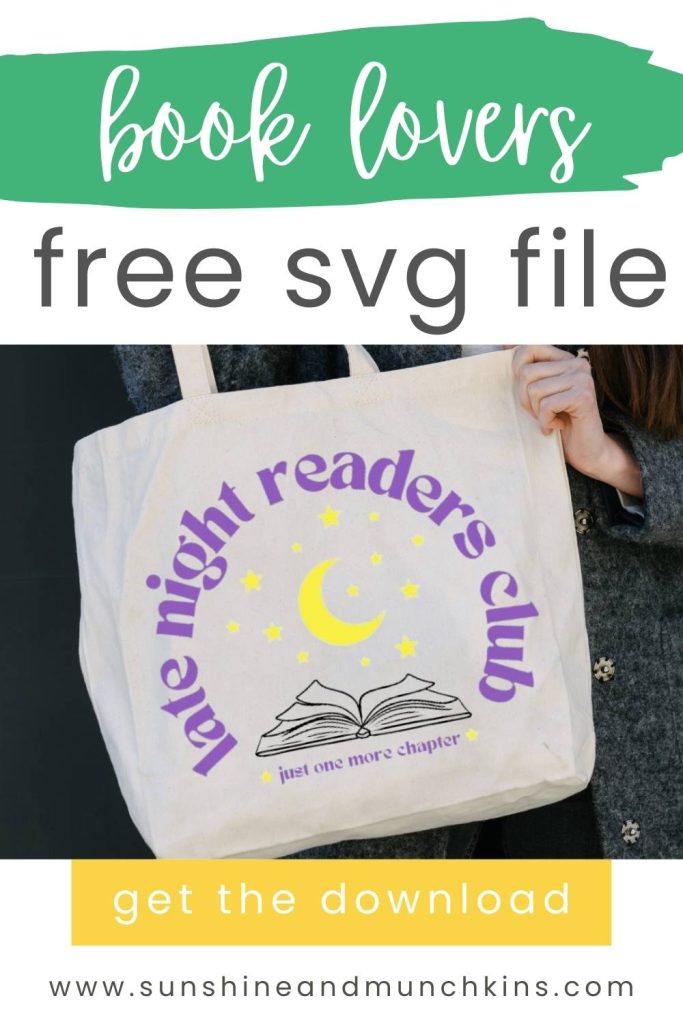There's no shame in the late night readers club!  If you are bookish, or know someone who is, then this Late Night Readers Club SVG is perfect for your next project.