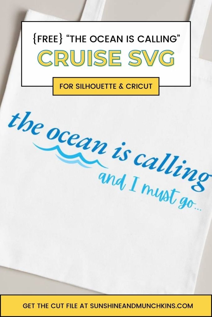 Cruising or not, if the ocean is calling you, this cruise-themed SVG file is perfect for your next project!