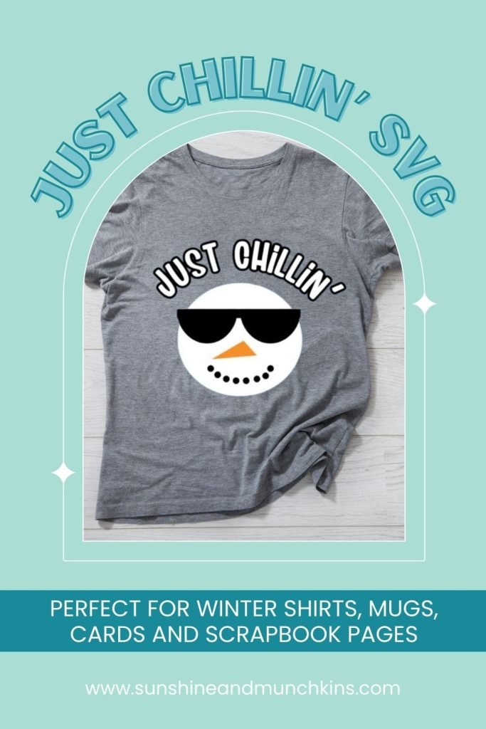 This cute and free "Just Chillin'" SVG is perfect for your next winter project, no matter how you feel about the cold and winter!