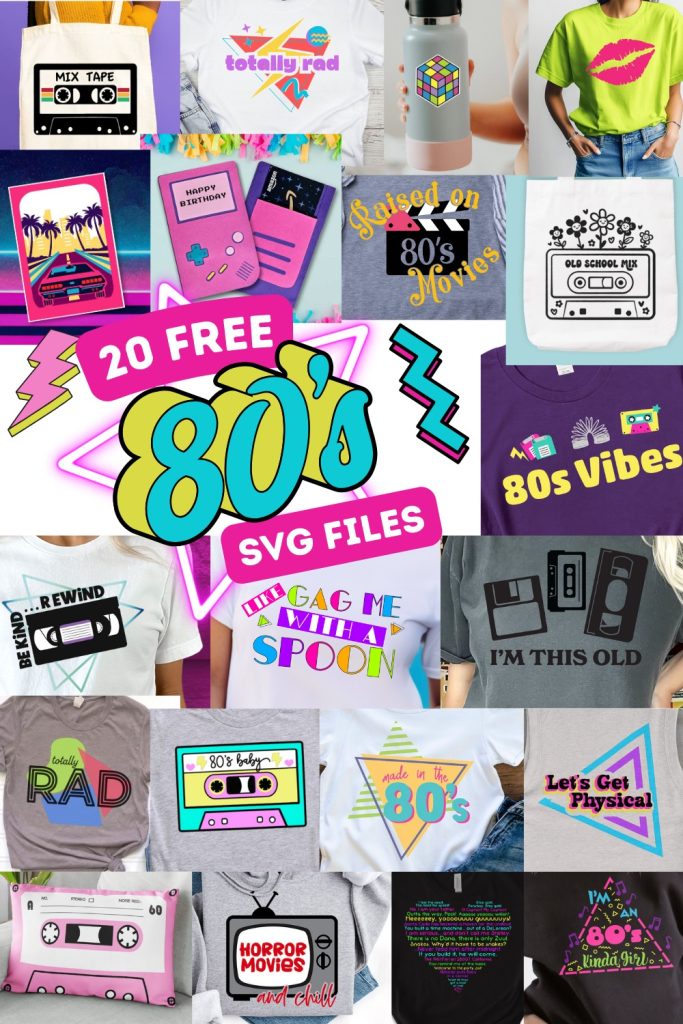 20 {FREE} 80s SVG Files