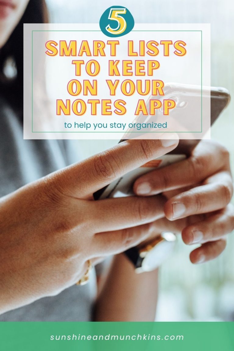 5 Smart Ways to Use Your Notes App to Organize Your Life