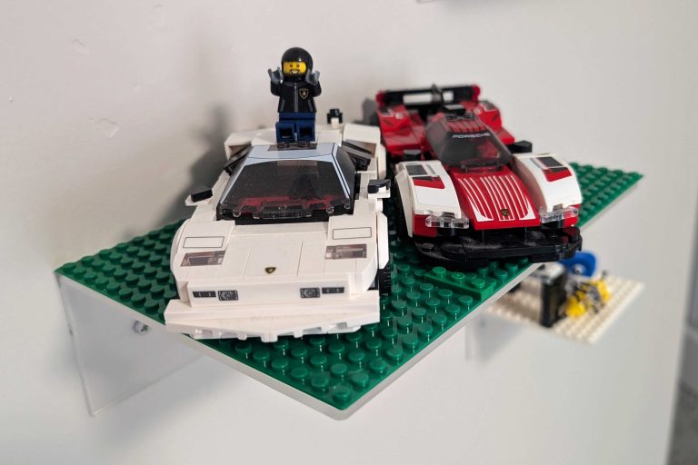 DIY LEGO Display Shelves