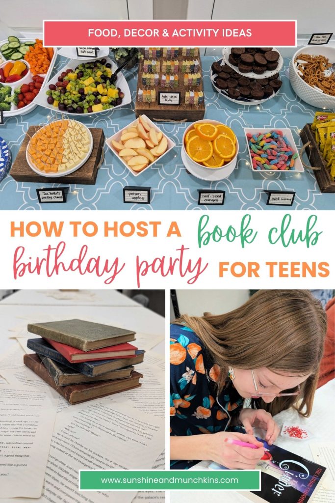 This book club birthday party is perfect for the book loving teen girl in your life! Get all the details here to help you plan a night of fun and laughter.