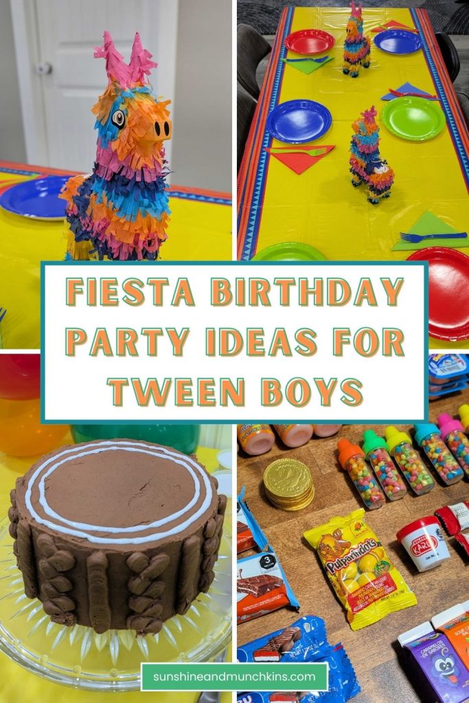 Plan the ultimate fiesta themed birthday party for tween boys with fun games, bold decor, easy food ideas, and colorful party inspiration.