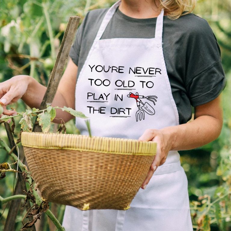 Never Too Old to Play in the Dirt {FREE} Gardening SVG