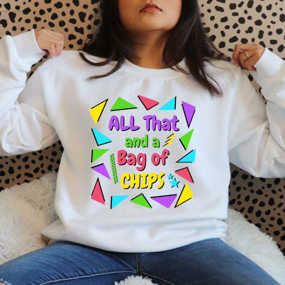 All That and a Bag of Chips {FREE} 90s SVG